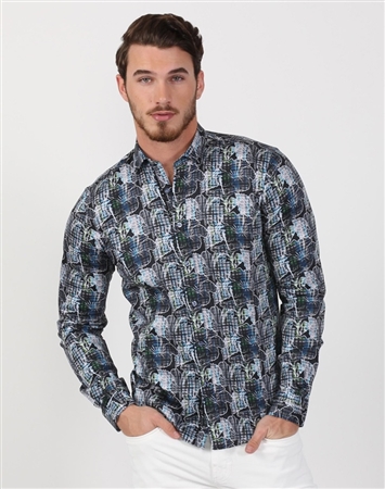 Men’s Budding Hibiscus Luxury Shirt