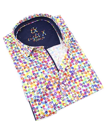 Colorful Pattern Print Shirt
