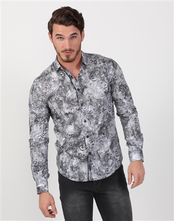 Rustic Paisley Print Shirt