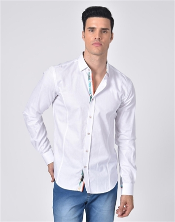 Luxury Sport Shirt - Elegant White Dress Shirt