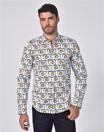 Austere Luxury Sunny Side Up Print Shirt