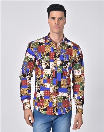 Austere Luxury Baroque Print Shirt