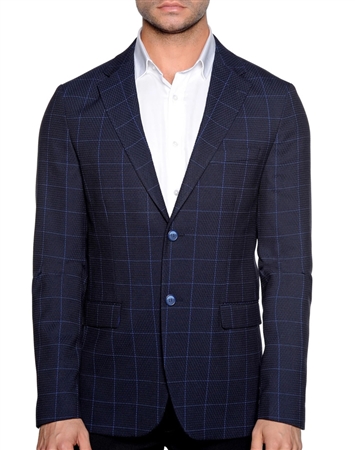 Modern-Classic Navy Blazer