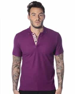 Designer Polo - Plum Short Sleeve