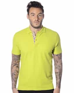 Designer Polo - Lime Green Short Sleeve