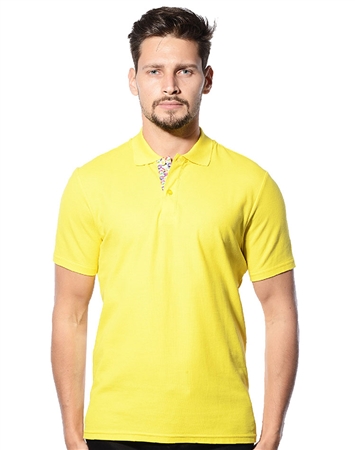 Designer Polo Shirt | Men Yellow Designer Polo