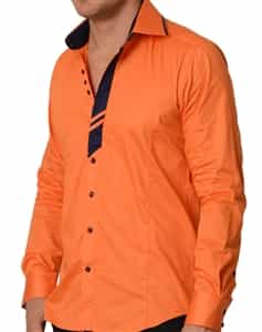 T R Premium shirts 535 orange