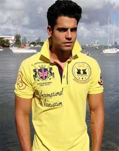 Yellow Designer polo shirt uk yellow