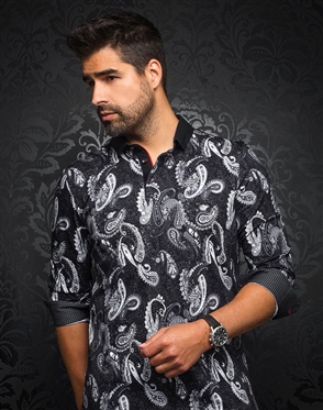 Men fashion polo shirt | black