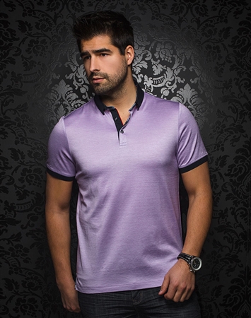 Designer Polo Shirt - Lavender Polo