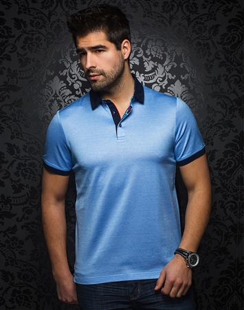 Light Blue Fashion Polo