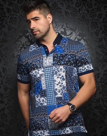 Au Noir Polo | Ankara Blue