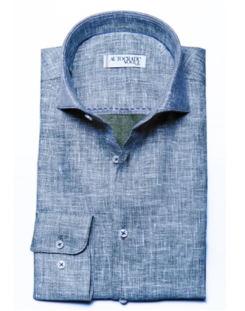 Green Linen Summer Shirt