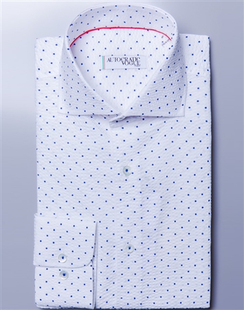 Sporty Dotted Shirt Autocratic Vogue  Mandorla