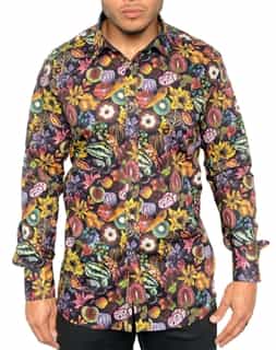 Italian Designer Shirt - Floral