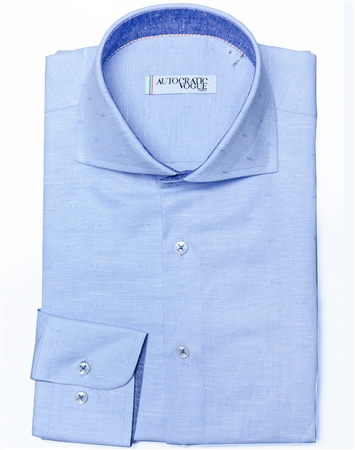 Designer Light Blue Dress Shirt