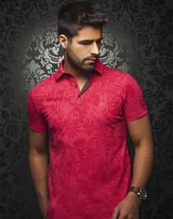 Designer Polo Shirt - Red