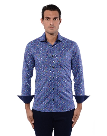 Designer Navy Shirt