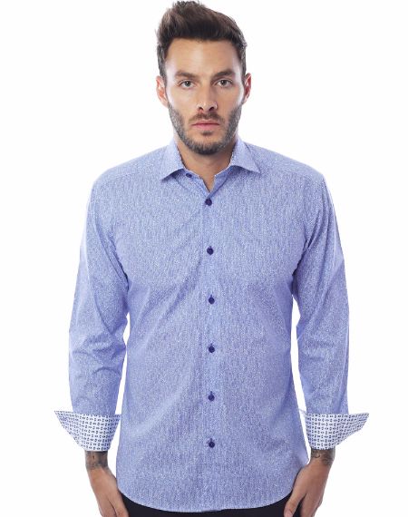 White and Blue Dress Shirt