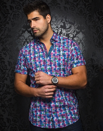 Summer Fashion Shirt - Fuchsia Floral