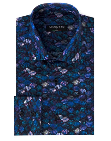 Men's Designer Dress Shirt - Unique And Stylish Button Down