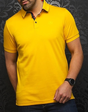 Men fashion polo shirt | yellow