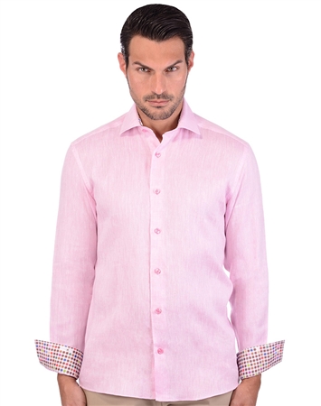 Blush Pink Men’s Luxury Summer Shirt