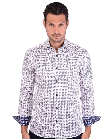 Classic Black And White Designer Men’s Shirt