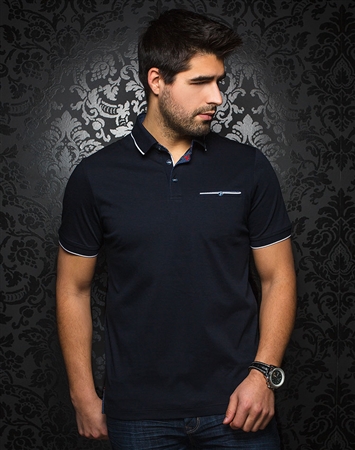 Designer Navy Polo shirt