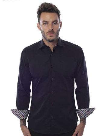 Luxry Black Dress Shirt