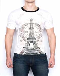 Isaac B  | celebrytees Eiffel Tower T-Shirt