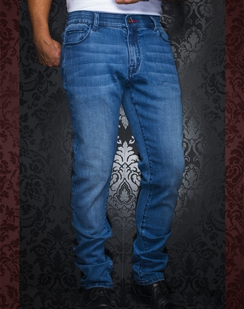 Men's Designer Light Blue Jeans