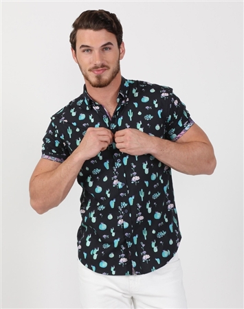 Desert Navy Men’s Luxury Shirt