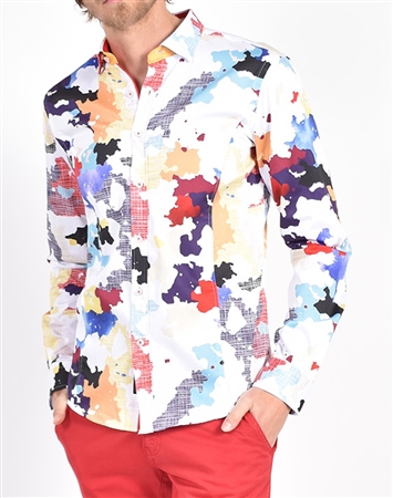 Rodeo Dream Print Shirt|Eight-x Luxury Long Sleeve Dress Shirt