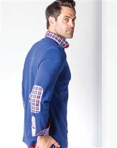 Maceoo Polo-  L Electric blue DC red