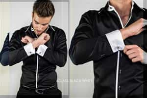 Maceoo Shirts Class Black White