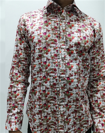 Elegant Men's Floral Shirt