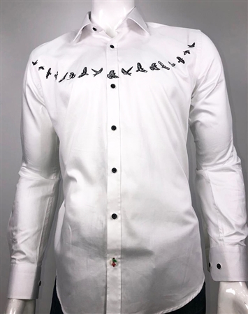 Fashionable White Dress Shirt