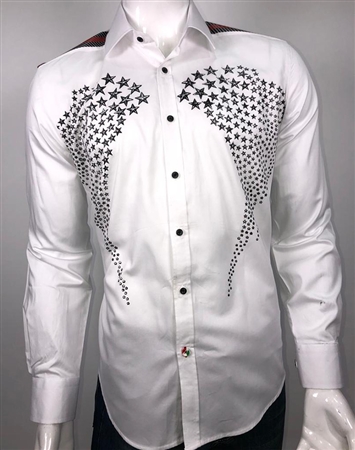 European Fashion Shirt in White