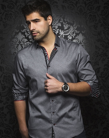 Luxury Black Dress Shirt