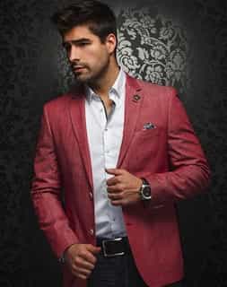 Shop Men: Men's Luxury Red Sport Coat