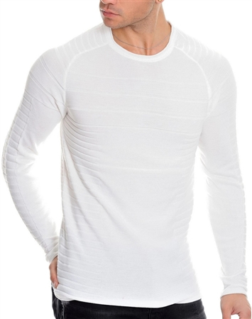 European Fashion Lightweight Knitwear Sweater - White