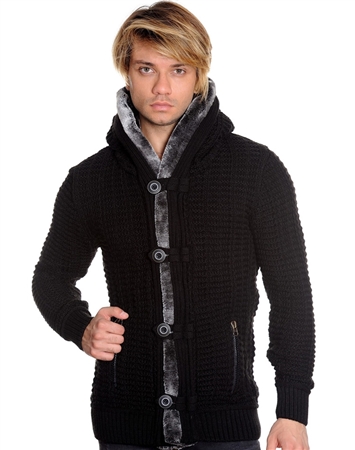 Luxe Designer Black Sweater