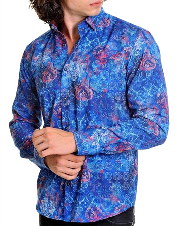 Shopmen- Blue Stylish Shirt | Next Level Couture