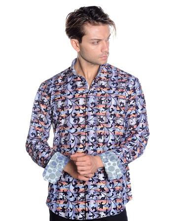 Stunning Multi Pattern Shirt - Men Casual Shirt