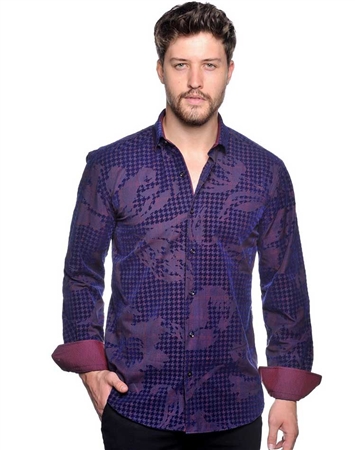 Navy Shirt - Men Casual Shirt