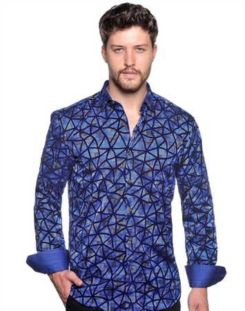 Navy Shirt - Men Casual Shirt