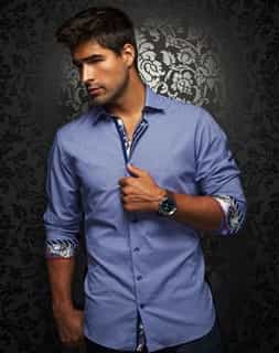 Fashion Shirt: Royal Blue Fashion Shirt