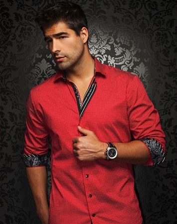 Luxury Dress Shirt - Red