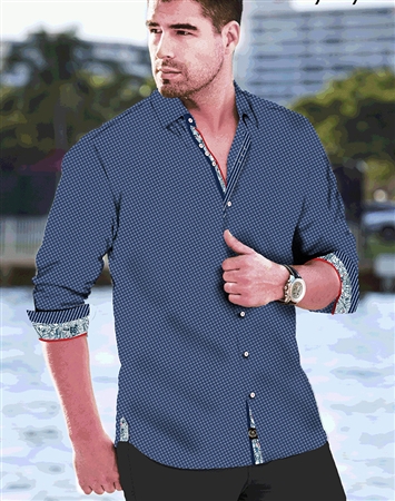 Au Noir Shirt | O Connor Navy Royal 